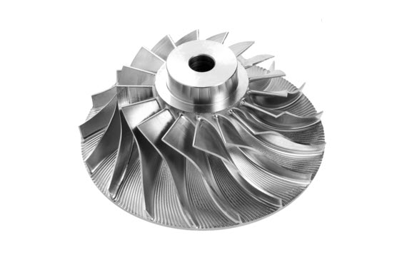 Titanium Impeller 5-Axis CNC Machining Titanium Impeller Titanium Marine Impeller